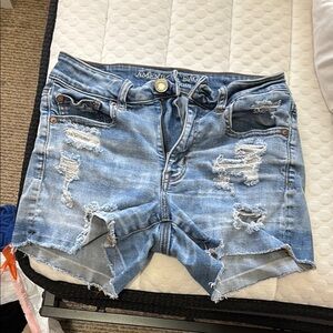 American Eagle Outfitters Women's Blue Denim Shorts